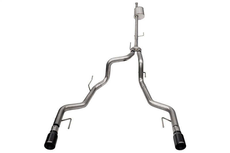 Ford F-150 Performance Exhaust - Rear - CORSA Performance - Cat-Back Sport Dual Rear Exit - Black PVD - `22-`25